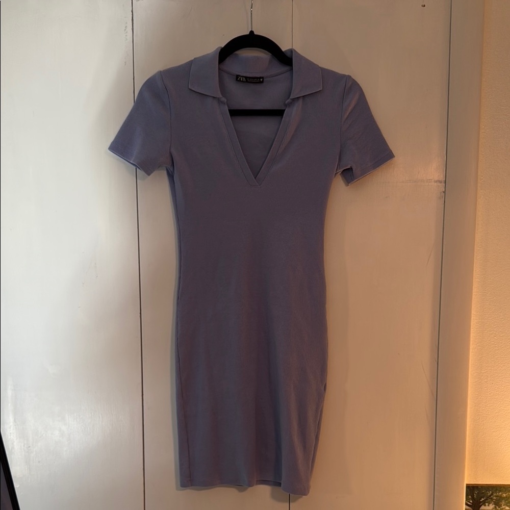 Zara bodycon polo dress